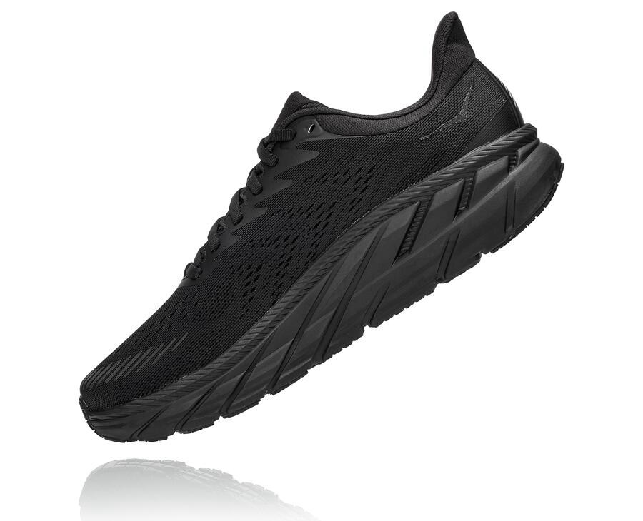 Hoka One One Hardloopschoenen Heren - Clifton 7 - Zwart - XH9687405